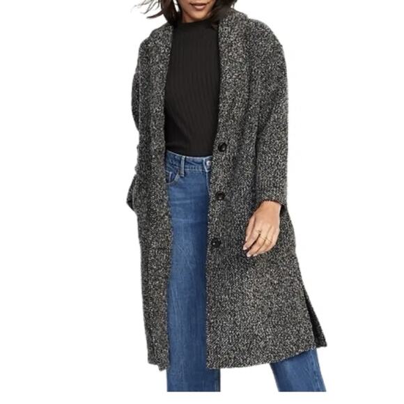 OLD NAVY Relaxed Textured Overcoat New Without Tags Size 4X MSRP $84 - Picture 1 of 5